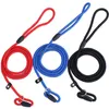 Dog Collars & Leashes High Quality Pet Leash Rope Nylon Adjustable Training Lead Strap Traction Harness Collar Leaders