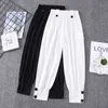 Pantalones de carga Mujeres de cintura alta Estilo de calle Casual Cordón suelto Primavera Otoño Mujer Pantalones de longitud de tobillo 5XL Q0801