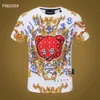 Plein Bear T 셔츠 Mens 디자이너 Tshirts 브랜드 의류 라인 석 두개골 남성 T 셔츠 클래식 고품질 힙합 Streetwear Tshirt 캐주얼 탑 티셔츠 PB 11328