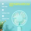 Bakeey Mini Handheld Charging Fan Portable Silent 35db Third Gea Wind Speed Micro USB Charging with Base