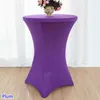 22 Kolory Table Cover Cocktail Cloth Spandex High Bar Linen Lycra Wedding Party El Decoration On Sale 211103