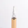 2021 5ml Gold Cuticle Oil Pen Twist Empty Nail Care Lip Gloss Containers Tube 2ml 4ml With Brush Storage Bottles & Jars