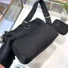 Designer vendant des sacs à bandoulière de mode pour hommes sac à bandoulière portefeuille sacs de messager en nylon 2113 avec porte-monnaie cassette187R