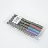 ZIG Kuretake Metallic Watercolor Soft Brush Pens FUDEBIYORI Calligraphy Markers Set 8 Colors Japan 210226