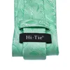 Бабочка монетный зеленый твердый сплошная свадебная галстука для мужчин для мужчин из китайской запонки Подарочная галстука для модного дизайна бизнес-вечеринка Hi-Tie Smal22