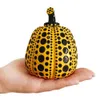 10*10cm Mini Decorative Objects Kusama Yayoi Pumpkin Japanese Artist Modern Sculpture Polka Dot Art Home Decorations Office Arts Crafts Wedding Christmas Gift