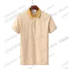 2021 Mens Designer Polo Shirts Lyxig Italien Män Kläder Kortärmad Mode Casual Mäns Sommar T Shirt Många färger Blå Tillgänglig Vit Storlek M-3XL