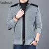 Épais marque de mode pull pour hommes Cardigan Slim Fit pulls tricots chaud automne décontracté Style coréen vêtements mâle 210813