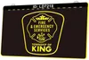 LD7218 Fire Emergency Services Township of King Light Sign Gravure 3D LED Vente en gros au détail