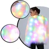 Moda Led Işık Festivali Kürk Ceket Cosplay Chrismas Holloween Costume Club Parts Ceket Ceketi21151822075974