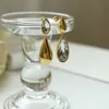 Statement Water Drop Metallic Dangle Earrings For Female High Grade AB Earring