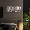 Portable Led Digital Wall Clock Date Time Temperature Nightlight Display Modern Design Table Clock For Living Room Decoration 211110