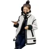 Women's Jackets Coat Autumn And Winter Clothes 2021 Splicing Plush Motorcycle Medium Long Small Fragrance