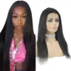 13x1 T Part Lace Wigs Straight Peruvian Human Hair Natural Color Pre Plucked Middle Part Wig for Women