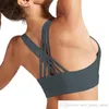 Egna märke Kvinnors Cross Hollow Sports Underkläder Shock Proport Bra utan stål Ring Running Fitness Bra Plus Storlek Vest Kvinnor