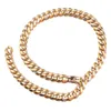 12mm Xtentacion Justerbar Choker Collar Tail Hip Hop Miami Cuban Link Chain StainlSteel Halsband Mäns smycken X0509