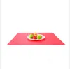 Home 40x30cm Dinnerware Silicone Mats Baking Liner Muiti-function Silicone Oven Mat Heat Insulation Anti-slip Pad Bakeware Kid Table Placemat ZC780