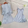 Women's Sleepwear Fashion Summer Mini Kimono Robe Lady Rayon Bath Gown Yukata Nightgown Sleepshirts Pijama Mujer M-XL