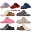 designer australian snow Halve pantoffels scuffette ii woman classic Effen kleur fluff fuzz yeah slide dames meisje lady winter flat australia fur Furry sliders 35-42