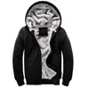 Shionfa Patchwork Fleece Herren Hoodie Winter Dicke Sweatshirts Lässige Kapuzenjacke Mode Bomber Pelzjacken Reißverschluss Mantel 5XL 201104