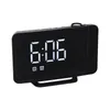 Radio Snelle levering USB FM wekker met tijdprojectie dimbare led-display reloj desertador con pantalla