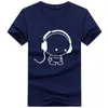 Mężczyźni Koszulki Najwyższej Jakości Koszulki Moda DJ Carton Boy Character Printed Lato Topy Hip Hop Krótki rękaw Tees Plus 5XL TX111 210706
