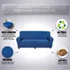 Sträcka soffan täcker elastiska möbelskydd polyester Loveseat soffa l fåtölj för vardagsrum 211116