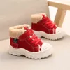 Kinder Warme Martin Stiefel Winter Neue Jungen Plus Verdicken Samt Baumwolle Schuhe Mädchen Wasserdichte Kurze Stiefel Baby Baumwolle Stiefel G1210