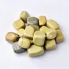 500 g de pierres polies polies en cristal de mica jaune naturel, cadeaux de pierres précieuses irrégulières de 15 à 30 mm pour plantes, cactus, plantes grasses, literie, remplissage de vase, décoration de fond de paysage