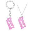 Film d'action tuer Bill Pussy Wagon Logo alliage pendentif collier chaîne porte-clés porte-clés porte-clés 6770349