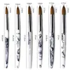 Nagelborstar Tianmi Gradient Färg Kolinsky Acrylic Art Tool Polish Brush Set målning Pen för nybörjare2066331