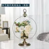 Vasi European Light Luxury Metal Electroplating Vase Creative Model Room American Living Decorazione floreale Ornamenti Home Decora