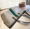 2 unids/set de bolso de mano de diseño de lujo para mujer, bolso de mano de gran capacidad, bolso de hombro estampado a la moda, bolsos de compras a la moda, monedero superior