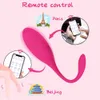 Bluetooth Calcinhas Sem Fio App Controle Vibrador Vibrador Ovos Vestível Bolas G Spot Clitóris Massagem Brinquedo Sexo Para As Mulheres 210623