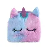 Plush Coin Purses 5 Colors Cute Rainbow Goodie Bag Festival Birthday Party Favors for Girls