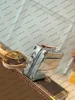 M45885 HANDLE TRUNK Осень-Зима Мужская женская сумка Роскошная дизайнерская верхняя часть с заклепками Box Messenger Кошелек Холст Серебристая фурнитура из воловьей кожи Сумка на плечо