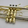 Trumpette de haute qualité Curbe Bel BB Instrument de musique professionnel plaqué avec le boîtier et les accessoires de porte-parole8485049