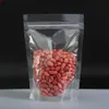 Clear Stand Up Zipper Zip Lock Plastic Bag Dried Food Coffee Tea Waterproof Storage Valve Ziplock Package Bags Resealablehigh quatity