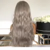 Бразильские парики из натуральных волос на кружеве для женщин, серый парик с натуральной волной, 13x6x1, парик с Т-образной частью, кружевной передний парик с волосами ребенка9188777