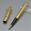High quality Msk-163 Rollerball pen Ballpoint pens Golden Silver Metal stationery office school supplies with carving and Series Number