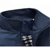 Männer Jacken 2021 Mode Frühling Wasserdichte Mäntel Männliche Beiläufige Dünne Stehkragen Jacke Männer Dünne Mantel Mantel USA Größe XS-XL