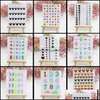 Gift Wrap Event Festive Party Supplies Home & Garden24Styles Enamel Dot Self Adhesive Embellishment Sprinkles Sticker For Cardmaking And Cra