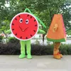 Halloween mooie watermeloen mascotte kostuum hoge kwaliteit cartoon fruit thema karakter carnaval unisex volwassenen size kerst verjaardag partij outdoor outfit