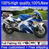 Body Kit voor Suzuki RGV250 SAPC RGVT250 VJ21 250CC Factory Blue 1988 1989 1990 1991 1992 1993 Carrosserie 31NO.98 RGVT RGV 250 RGVT-250 RGV-250 VJ22 88 89 90 91 92 93 FUNLING