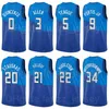 Screen Gedrukt NWORA Basketbal Jersey 13 Thanasis AntetokounMpo 43 Grayson Allen 7 Jeff Teague 5 Elijah Bryant Khris Middleton 22 Jrue Holiday 21 heren Dames Kids