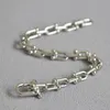 Bracelet en chaîne de verrouillage en forme de U, en acier titane, or 18 carats, exquis, cadeaux, bijoux à la mode, haute qualité