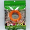 Bracelet résistant aux moustiques et antiparasitaires anneau de ressort d'huile essentielle de plante naturelle pure matériel EVA enfants adulte bracelet de sortie en plein air gf687