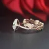 Bröllop 14k Rose Gold 1.5ct Pear Cut Moissanit Engagement Band / Anniversary / Moissanite / Bridal Ring Set