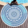 Towel Mandala Microfiber Fabric Beach For Adult Yoga Mat Tassel Bohemia Large Round Cotton 150cm Tapestry Home Decor Y200429