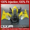 Injektionsformmissioner för Honda CBR600F4 CBR 600 F4 FS CC 600F4 Gul svart 99 00 karosseri 54no.60 CBR600 F4 CBR600FS 1999 2000 600CC 1999-2000 OEM Body Kit 100% Fit